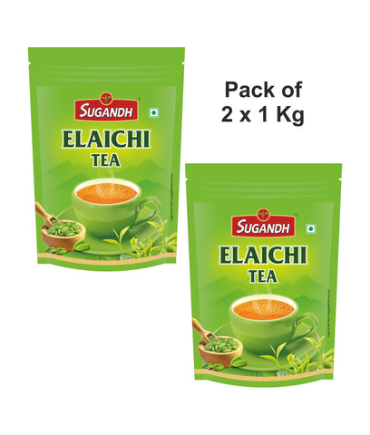 Sugandh Elaichi Tea 2 kg (Pack of 2 x 1 kg Each)