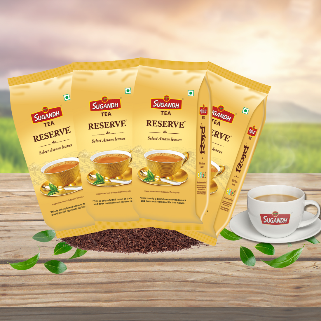 Sugandh Reserve Tea 800 g (Pack of 4 x 200 g Each)