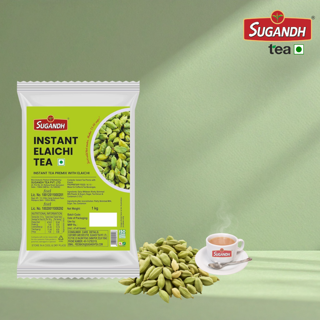 Sugandh Elaichi Instant Tea Premix 1 kg