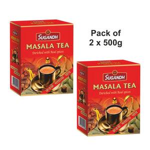 Sugandh Masala Tea 500g Box (Pack of 2)