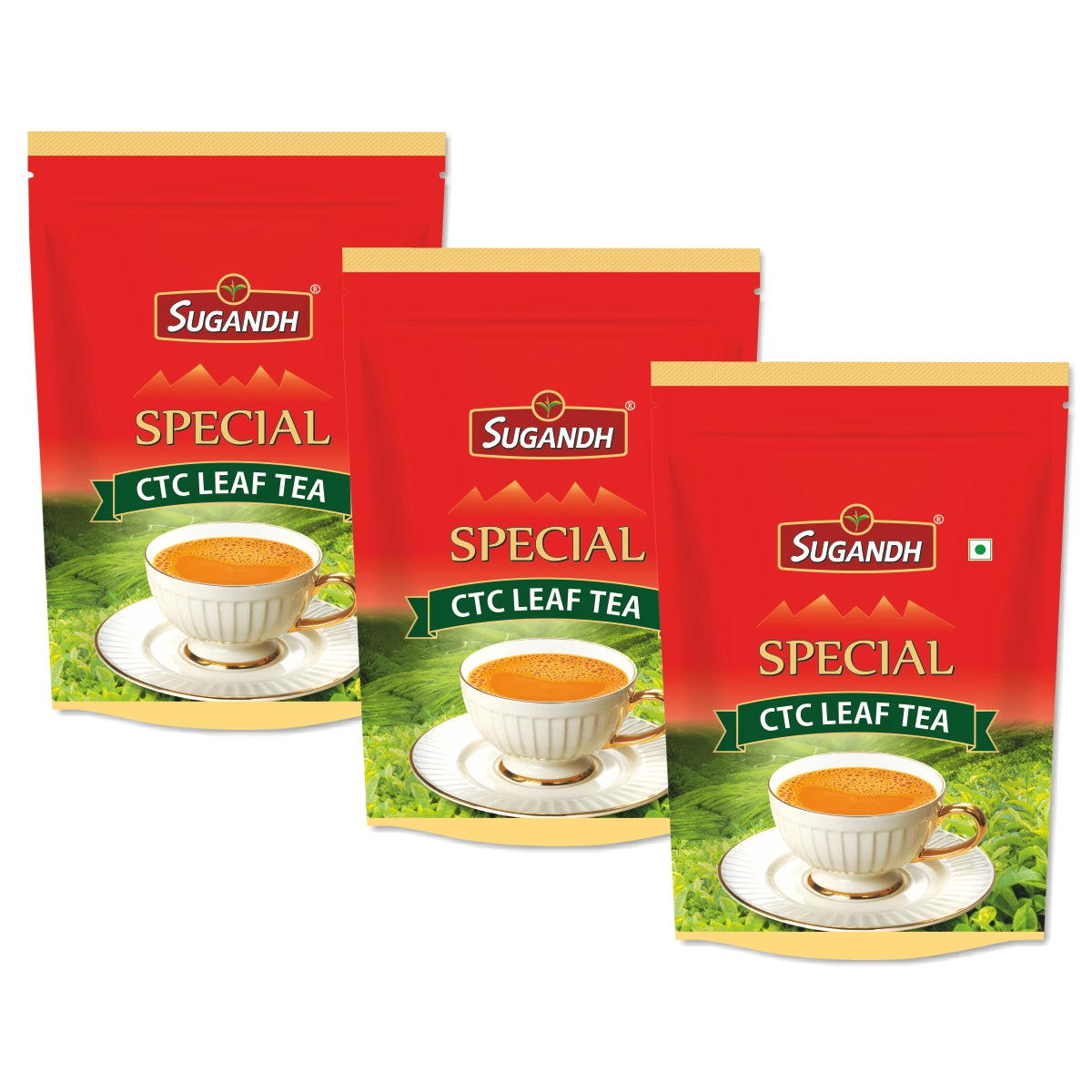 Sugandh Special CTC Leaf Tea 3 kg (Pack of 3 x 1 kg Each)
