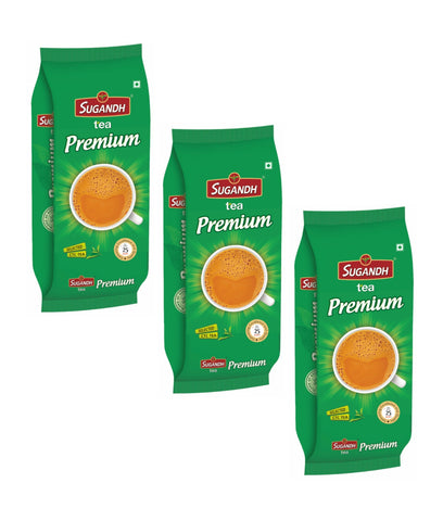 Sugandh Tea Premium 750g (Pack of 3 x 250g Each)